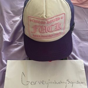 Purp n Pink Chrome Hearts Trucker